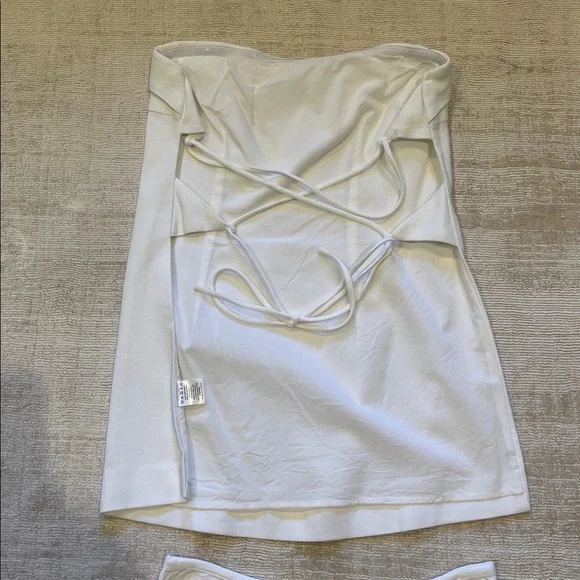 Meshki White Linen Set - Picture 6 of 8